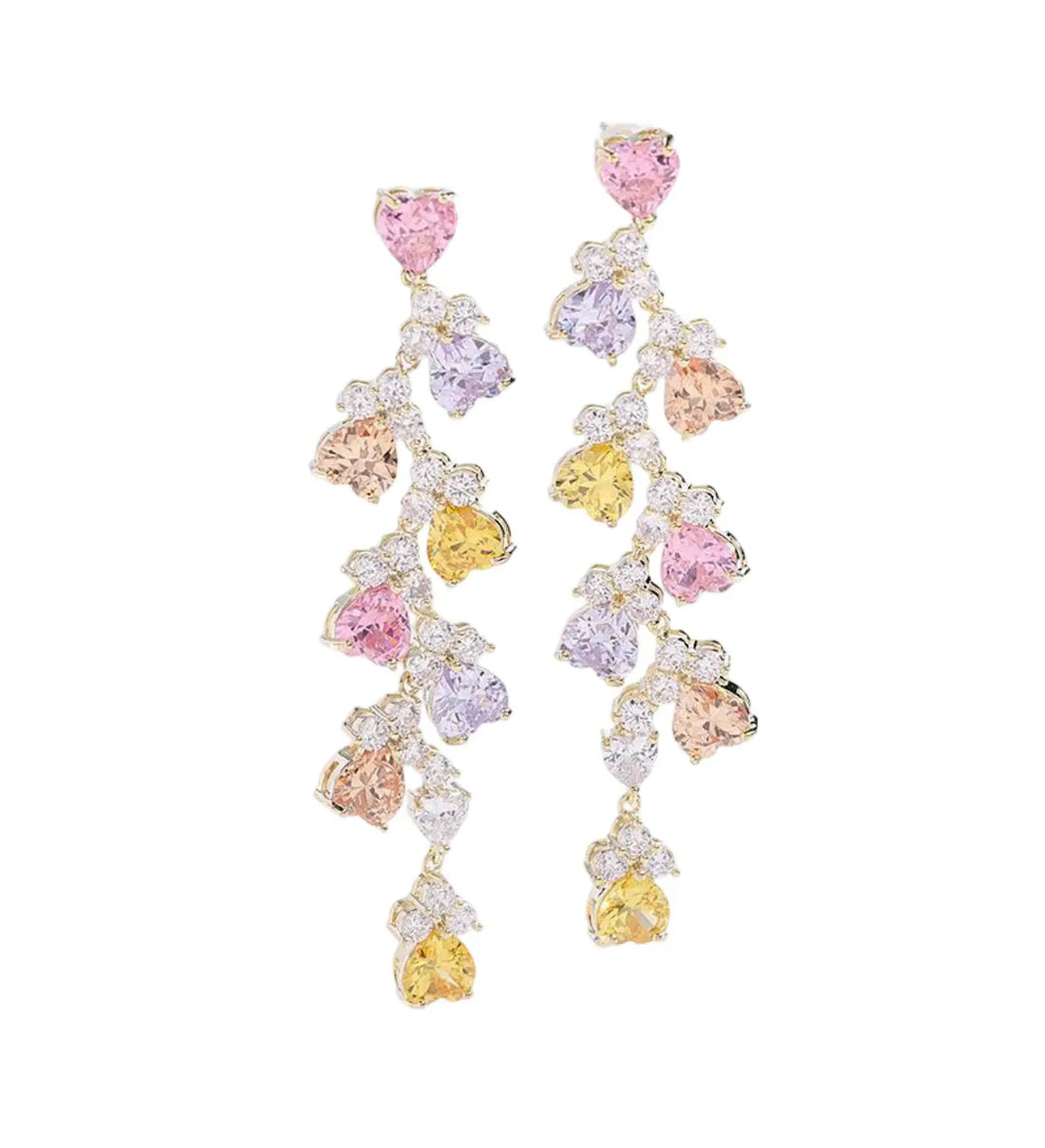 Andromena Pastel Crystal Earrings
