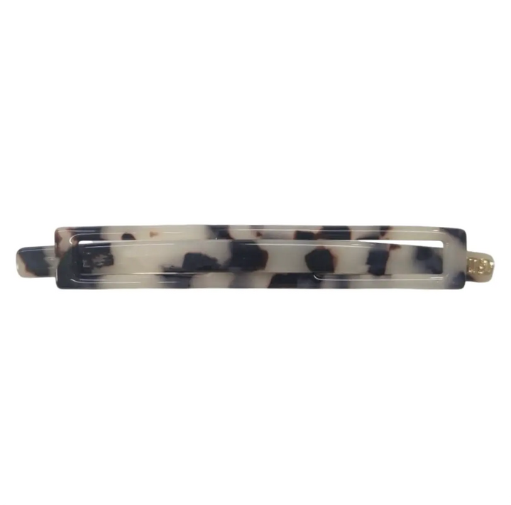WS Linear Acetate Barrette - Light Turtle