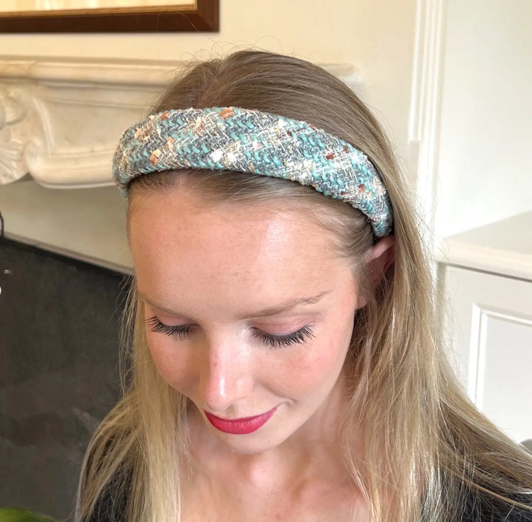 Plaid Padded Alice - Blue/grey