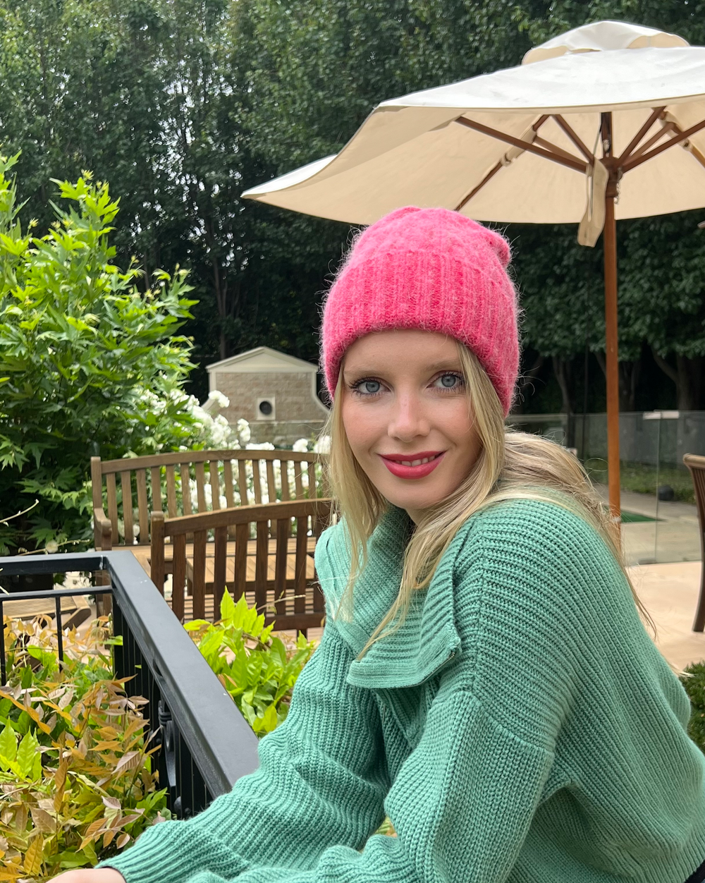 Cable Beanie - Barbie