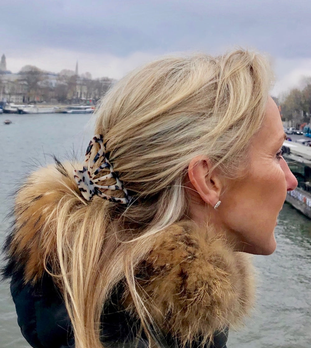 WS Large Premium Acetate Claw - Light Turtle 787099898090