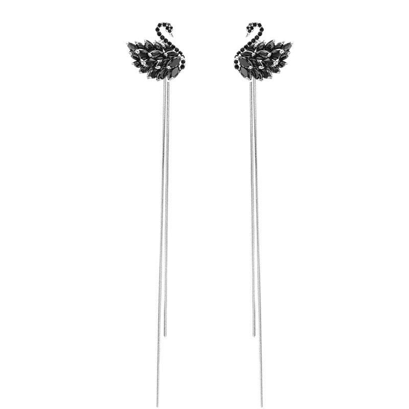 WS Cygnet Earrings – Black