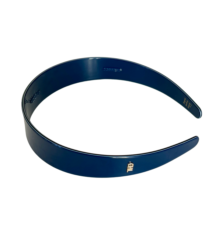 Acetate Headband -2.5cm Wide -Deep Navy