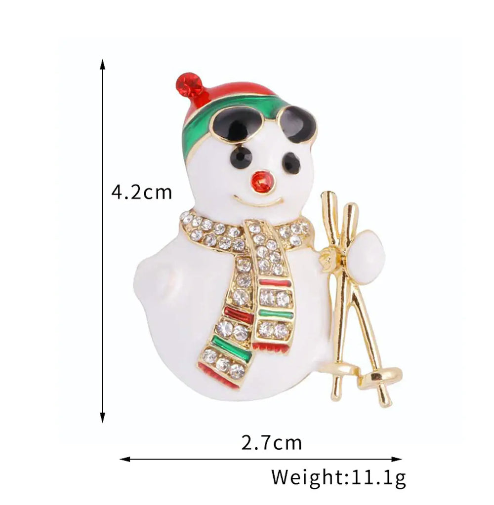 Brooch - Snowman - Image 1