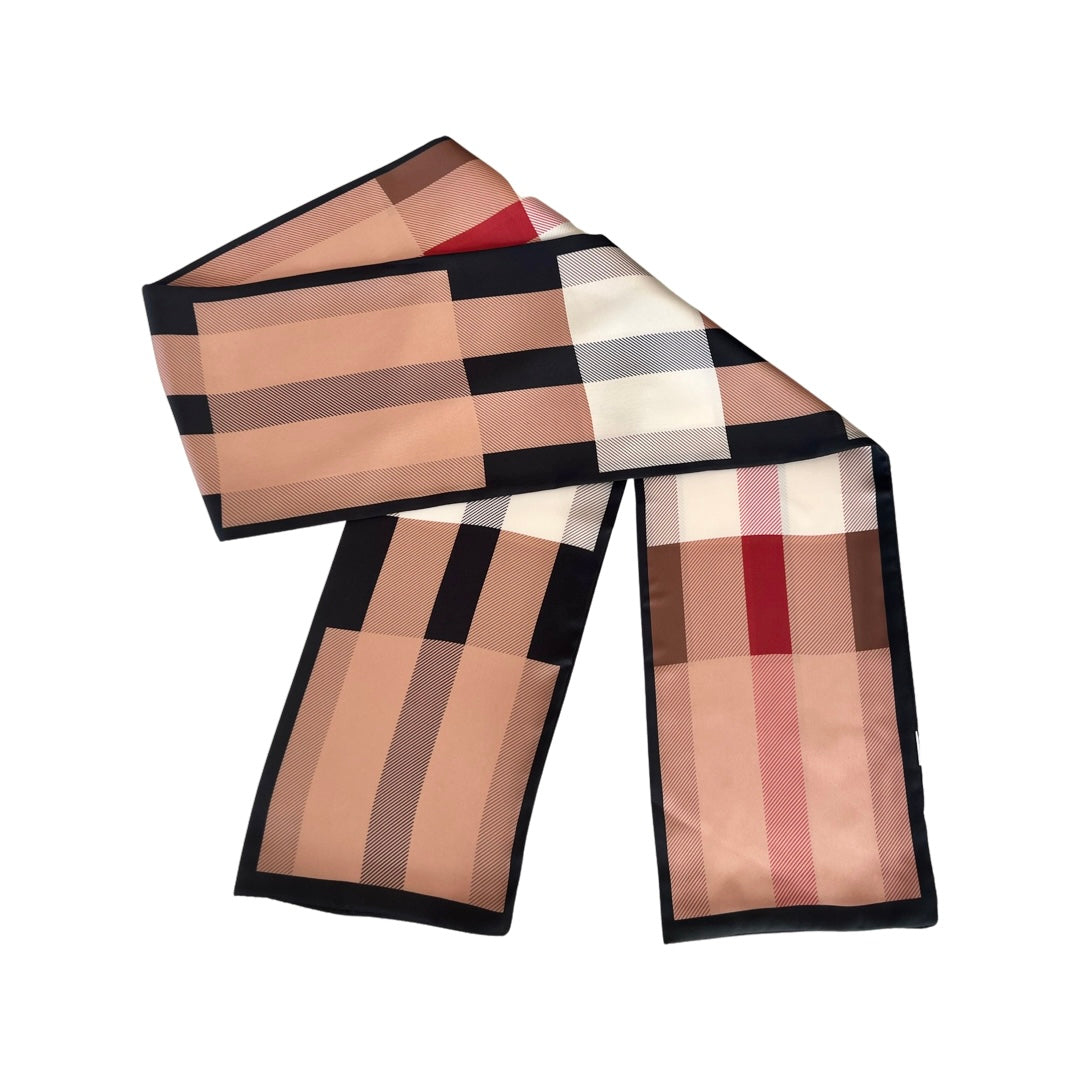 Neckscarf / Hairscarf - Brown nouveau