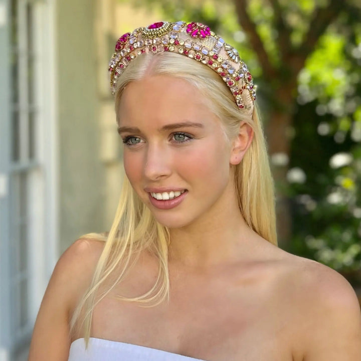 Dianthe Encrusted Statement Headband - Image 2