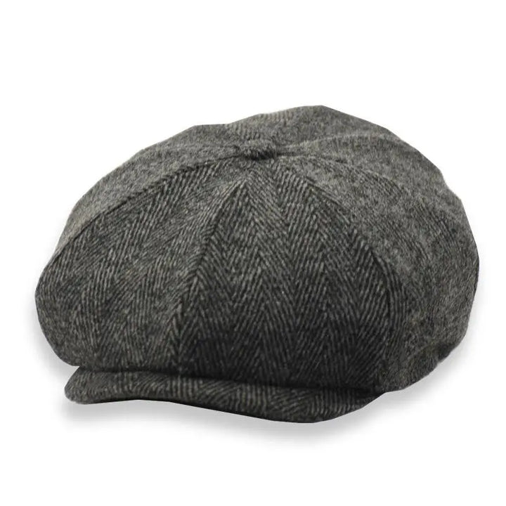 WS Unisex Newsboy Cap - Herringbone
