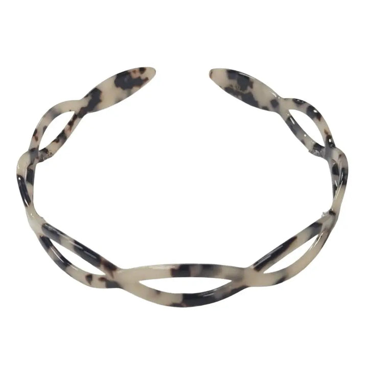 Acetate Ellipse Headband - Light Turtle