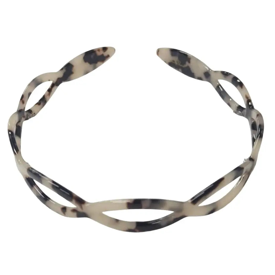 Acetate Ellipse Headband - Light Turtle HairFlairAus by THD