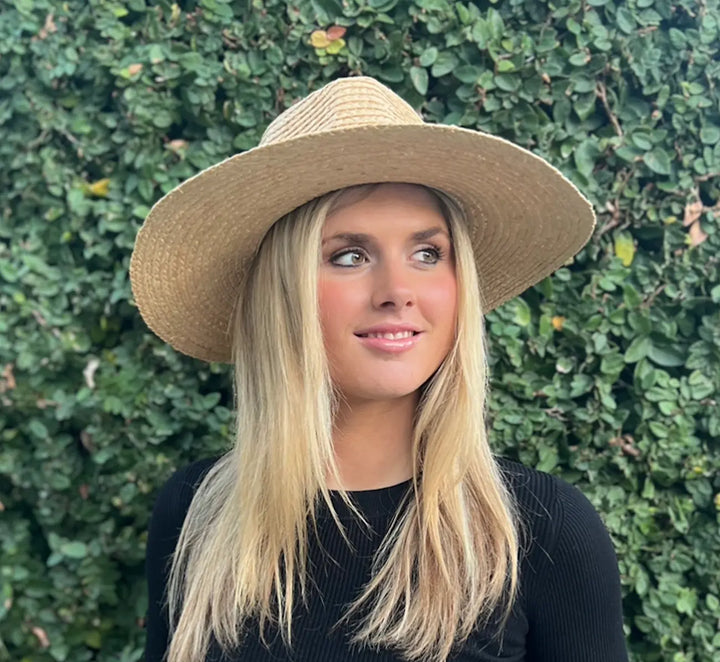 Xenia THD Raffia wide brim Fedora