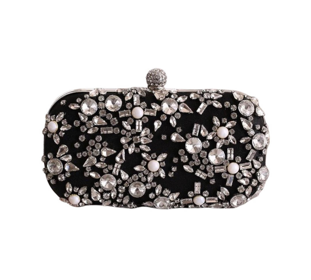 Eliza clutch Bag in Black