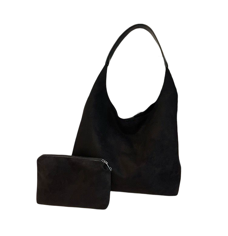 WS Nala Suede Shoulder bag in black