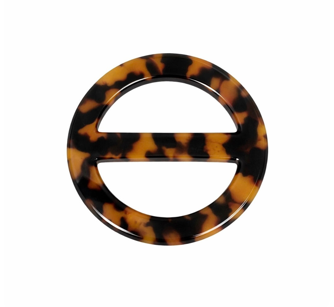 WS Acetate Scarf Ring -  Gaia Tortoise