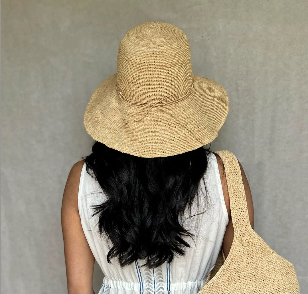 Aina Raffia Sunhat 12  –Natural