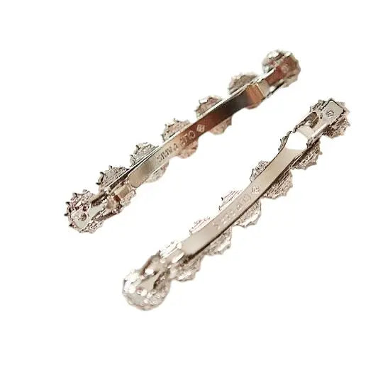 WS The Met Crystal & Pearl Barrette