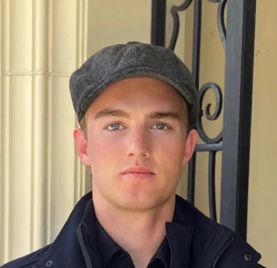 WS Unisex Newsboy Cap - Herringbone