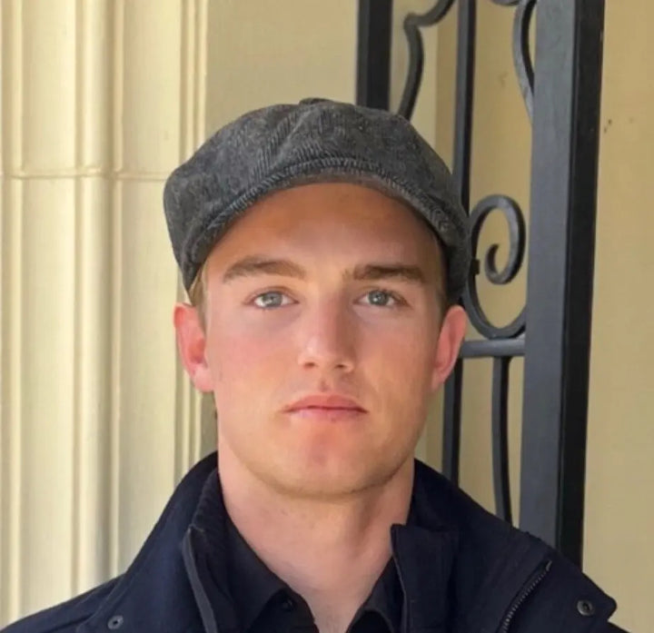 WS Unisex Newsboy Cap - Herringbone