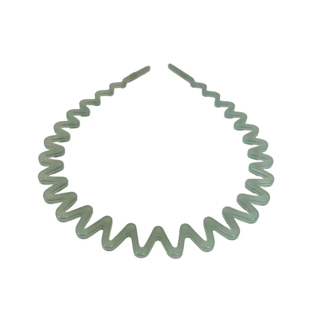 Acetate Wave Headband -Sage
