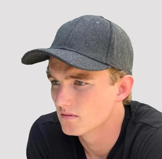 WS - Cap Unisex - Baseball Wool - Dark Grey