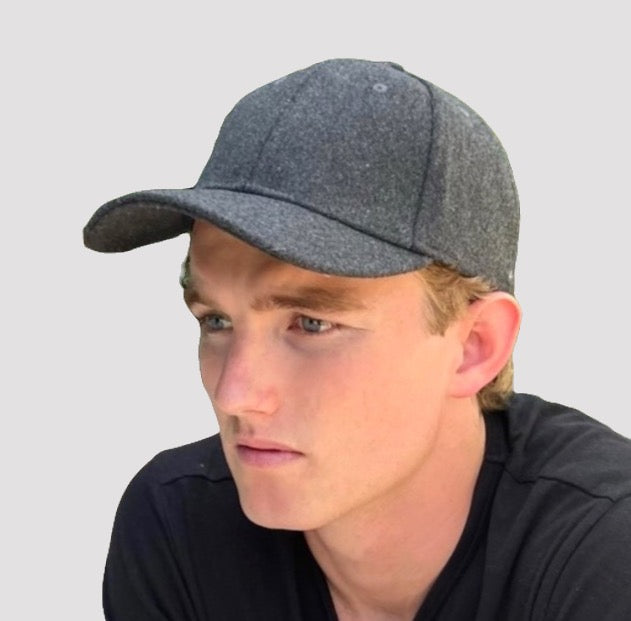 WS - Cap Unisex - Baseball Wool - Dark Grey
