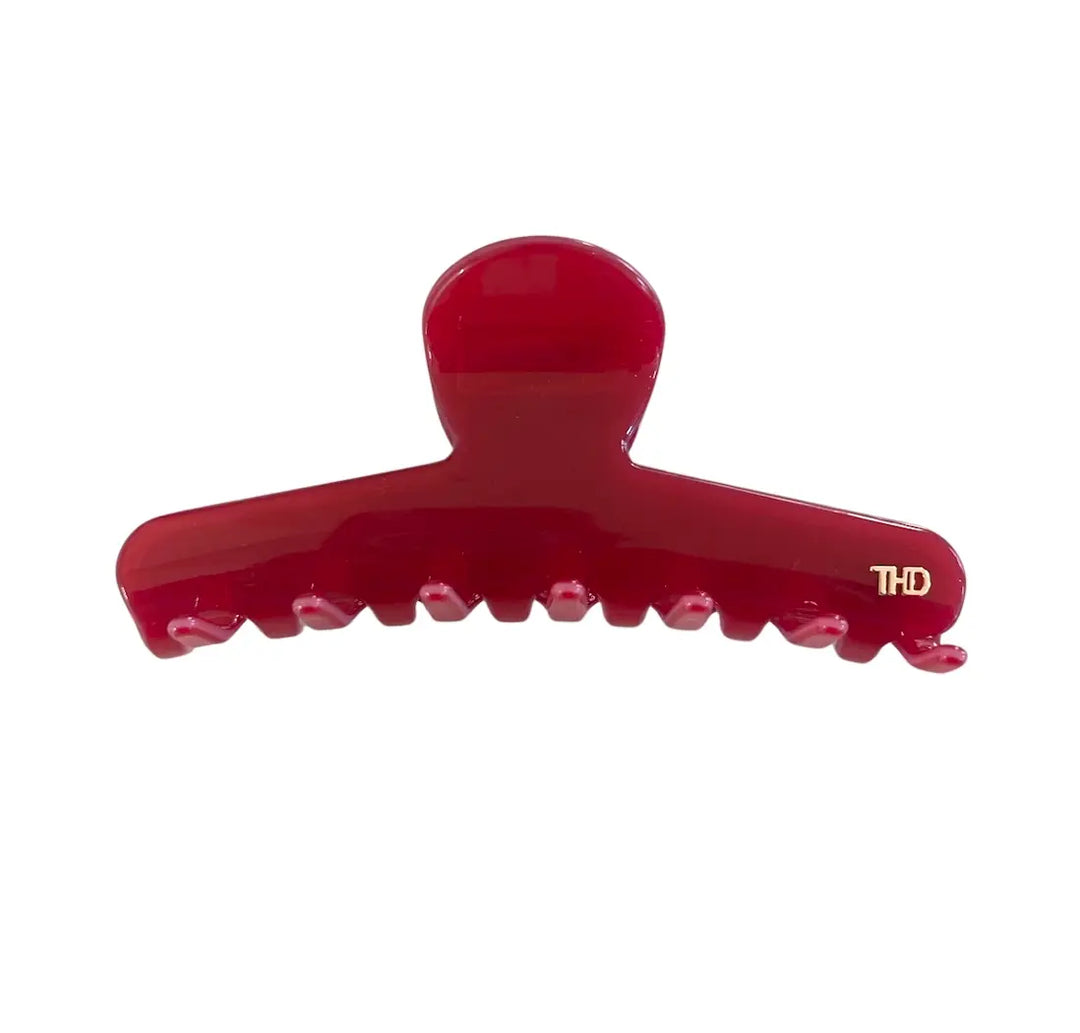 Acetate Line Hair Claw 11.5cm Viva Magenta