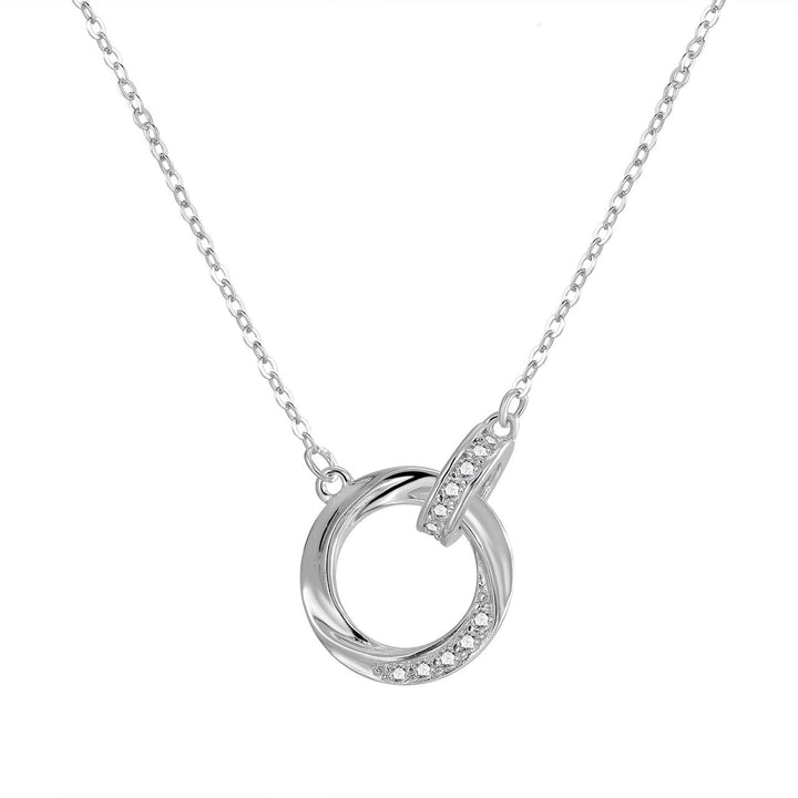 Soleil Sterling silver and zirconia Necklace