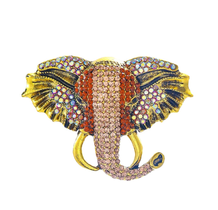 WS Maharani Elephant Brooch - Gold