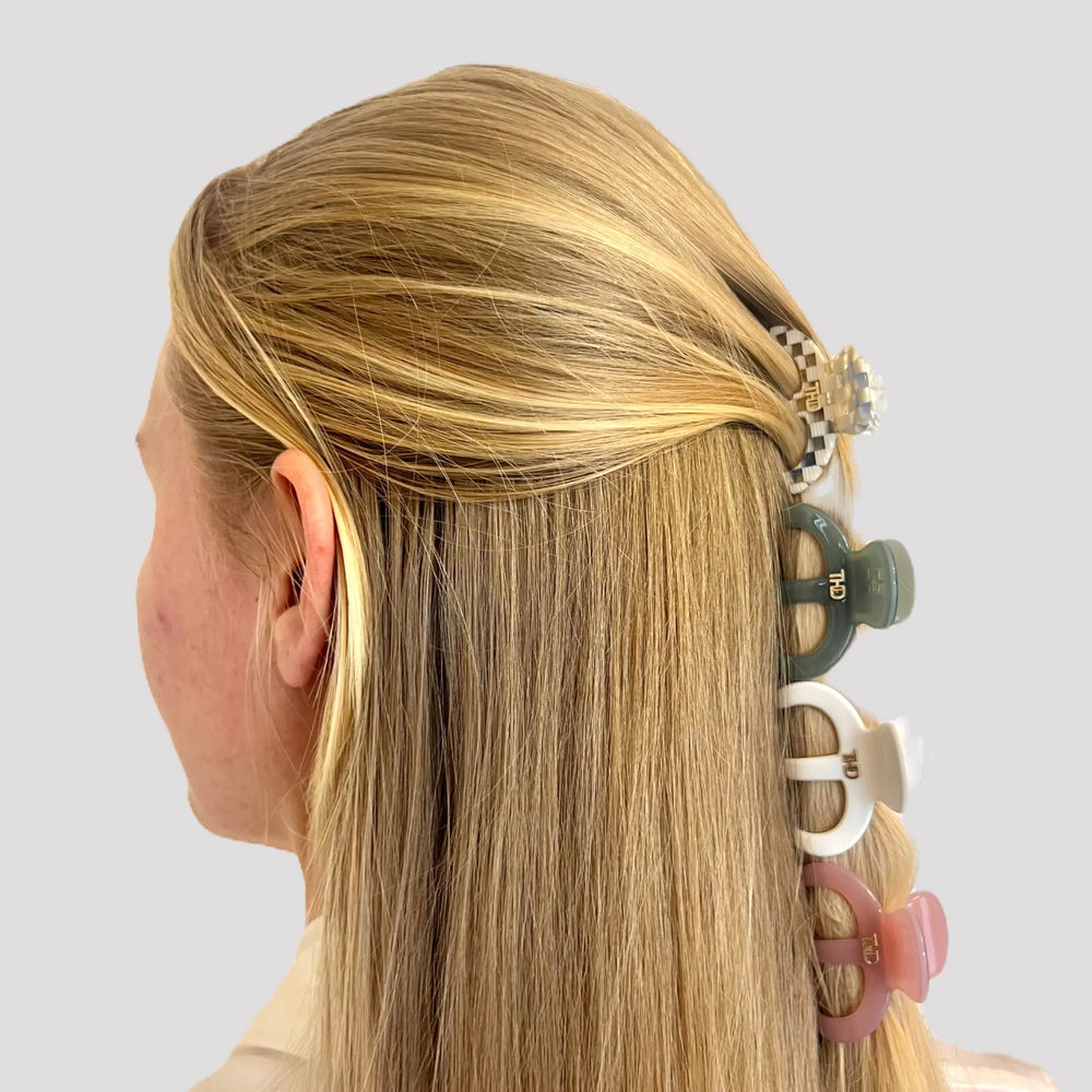 WS Medium Octopus Hair Claw - Crystal Rose