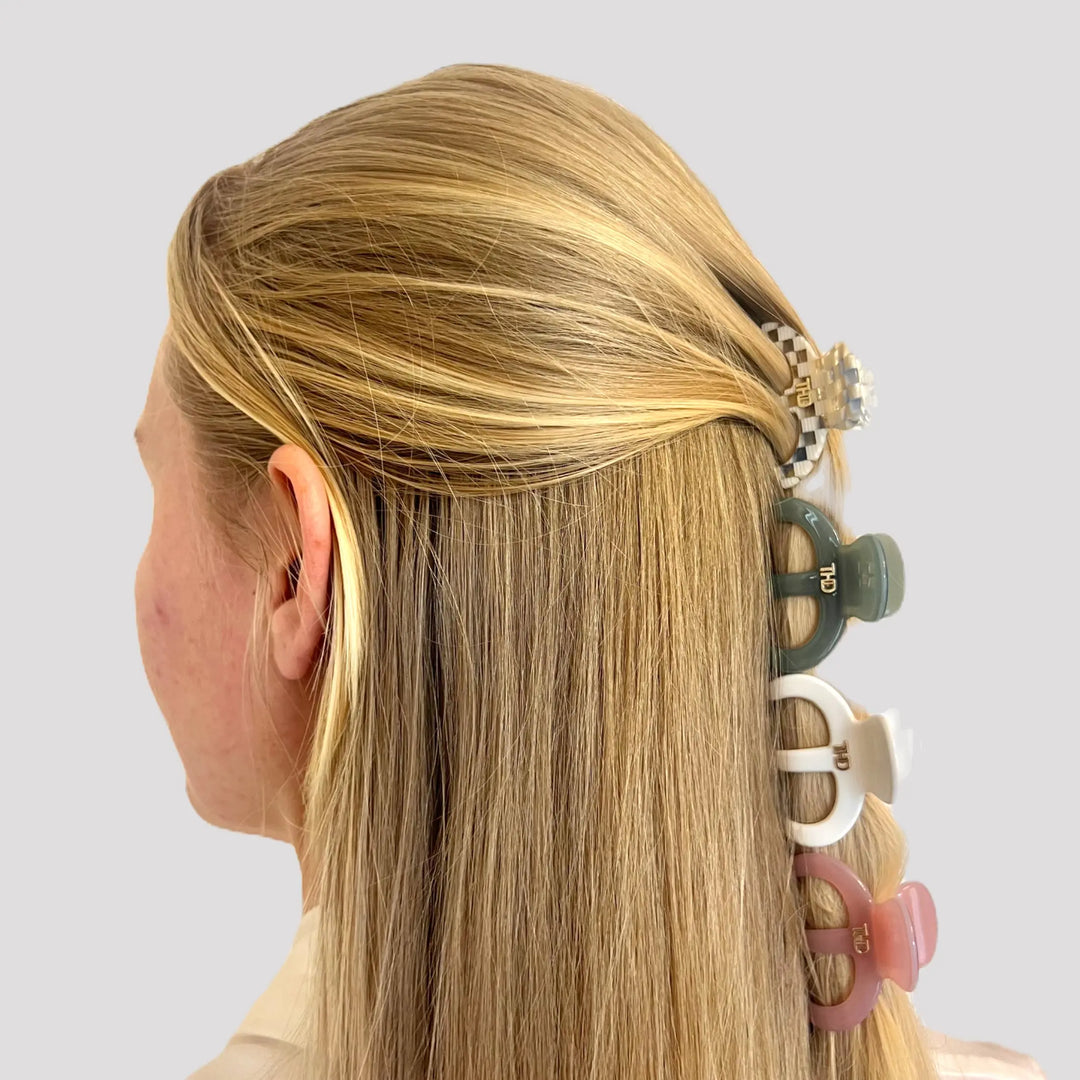 WS Medium Octopus Hair Claw - Crystal Rose