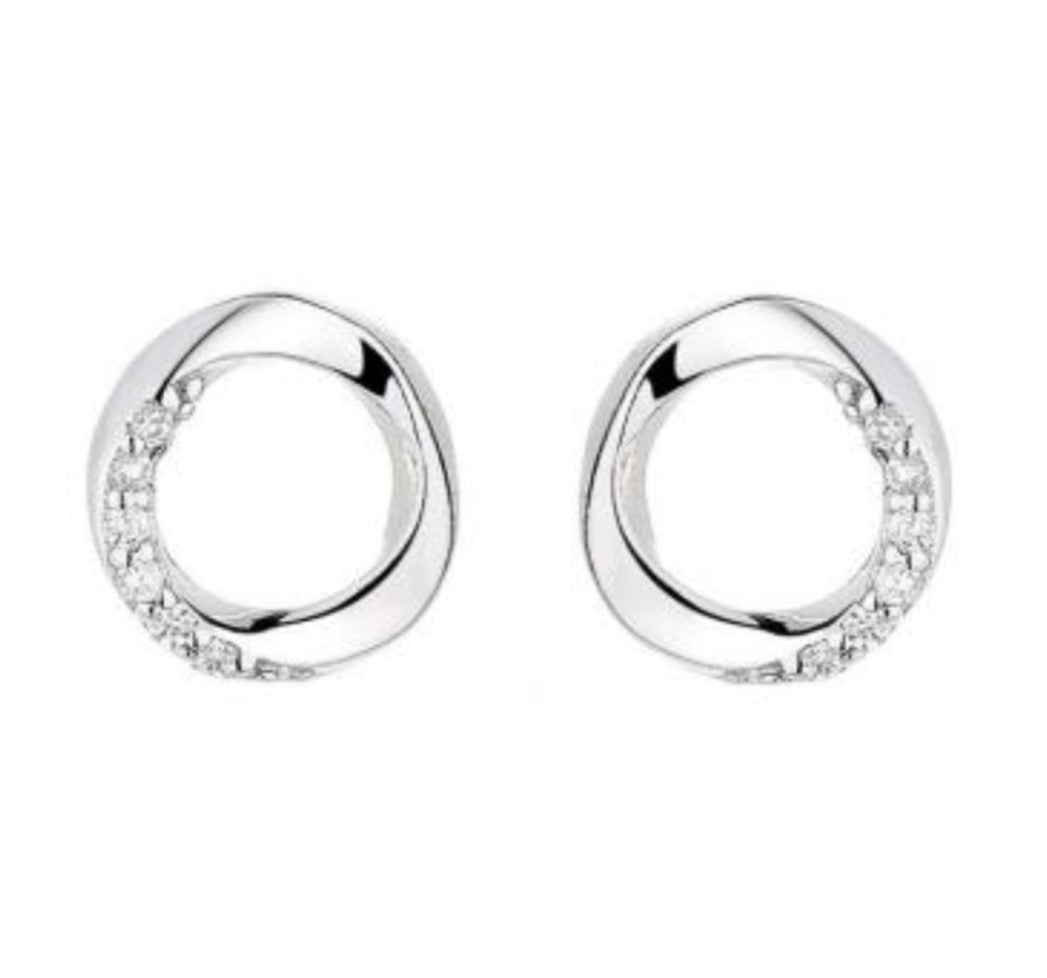 Soleil Sterling silver and zirconia Bracelet