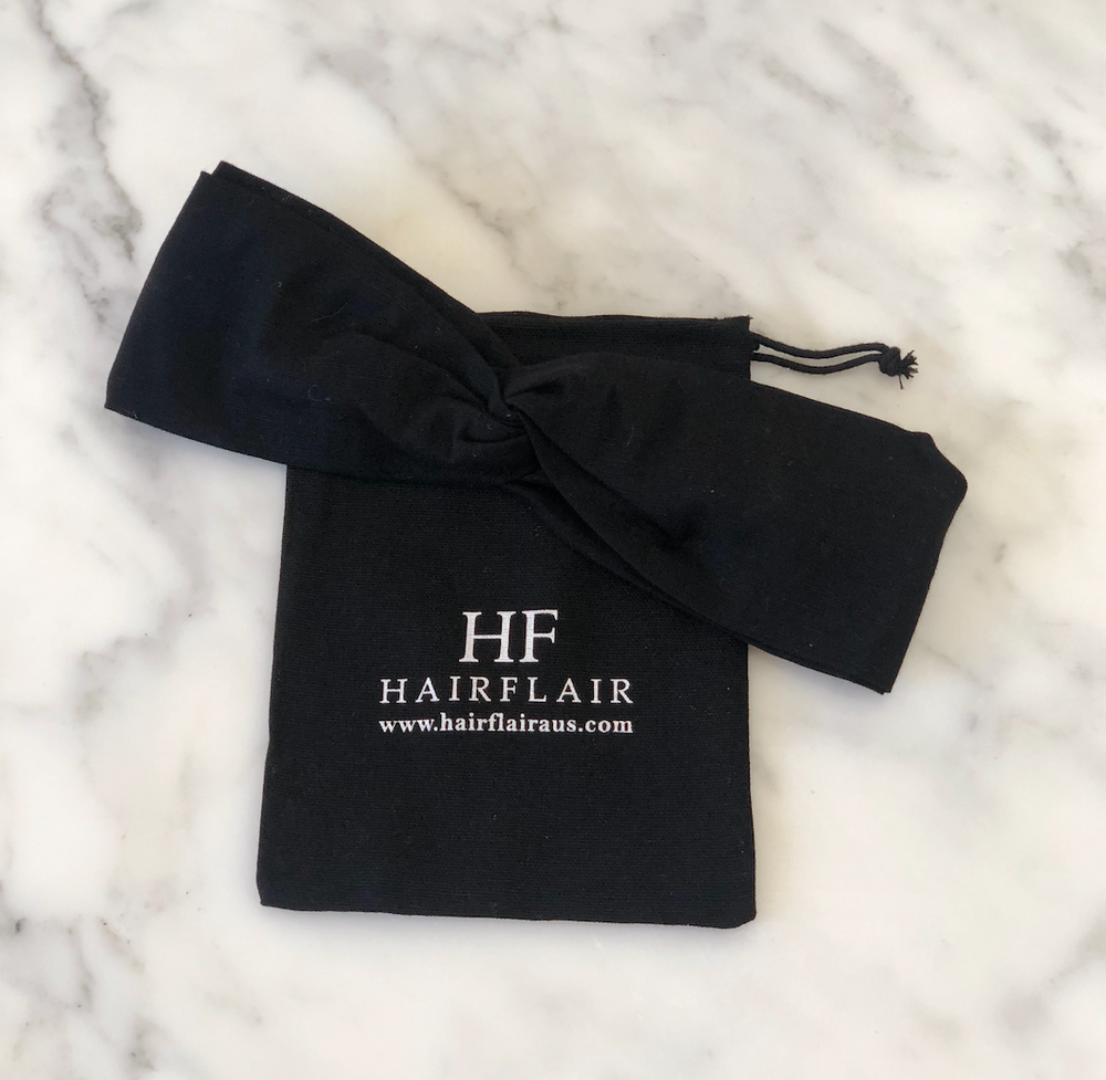 WS - Headband - 100% Linen Elastic - Black