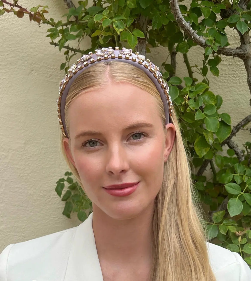 WS- Meagan Purple Headband