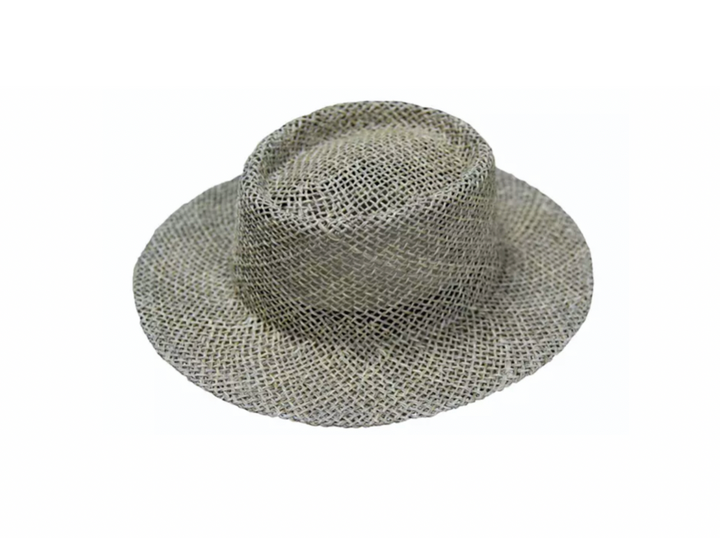 100% Woven Seagrass Boater 7cm brim with Optional Grossgrain Ribbon Tania Hird Designs