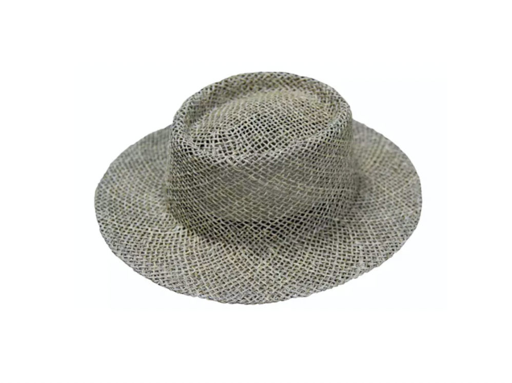 100% Woven Seagrass Boater 7cm brim with Optional Grossgrain Ribbon