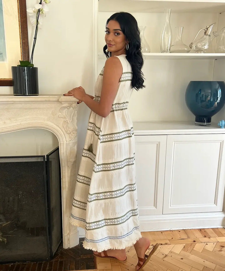 WS Hermoine - Linen Embroidered Dress