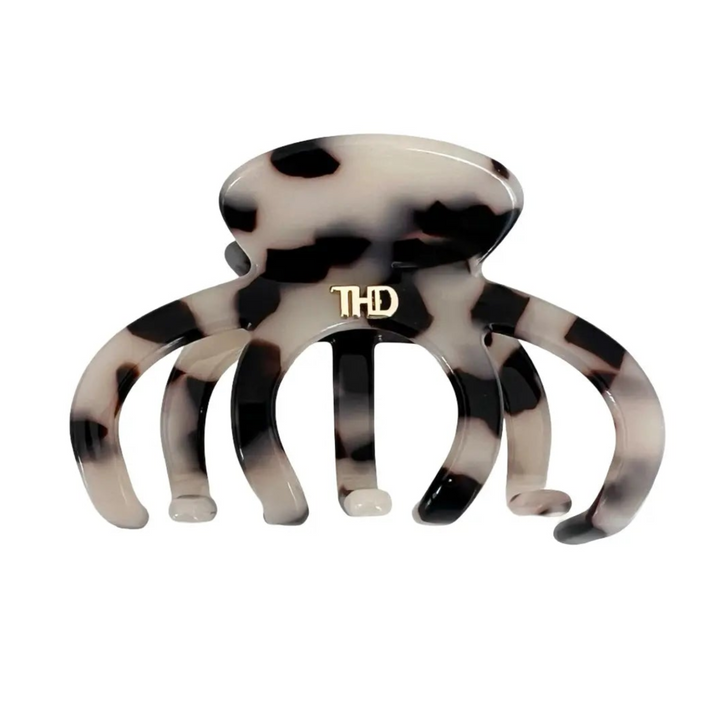 Acetate Octopus Hair Claw 6.8cm in Light Turtle
