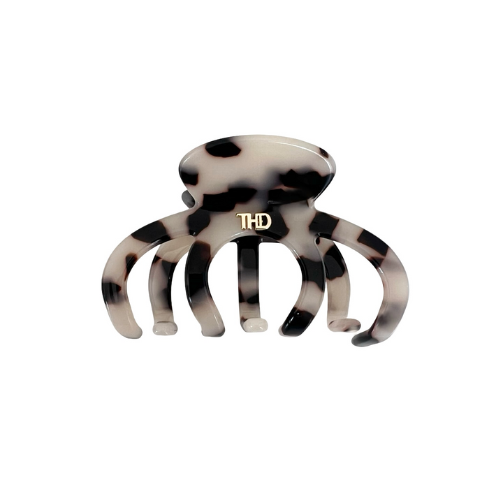 Acetate Octopus Hair Claw 6.8cm in Light Turtle