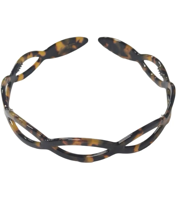Acetate Ellipse Headband - Gaia Tortoise