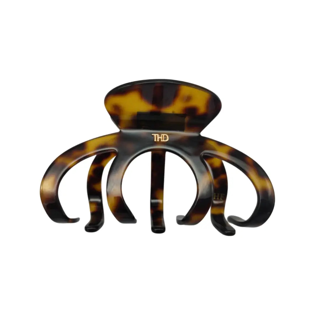 Oversized Acetate Octopus Claw in Dark Turtle