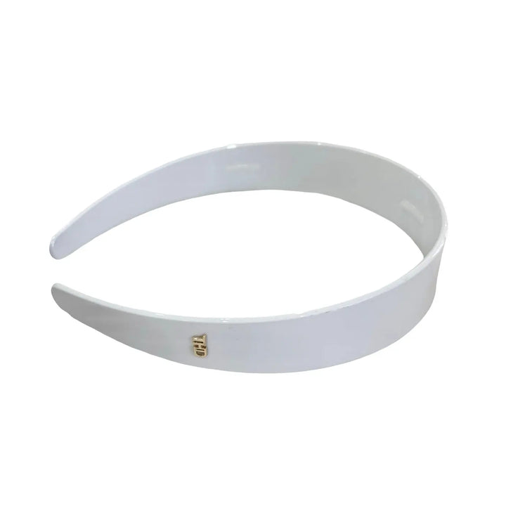 Acetate Headband -2.5cm Wide - White
