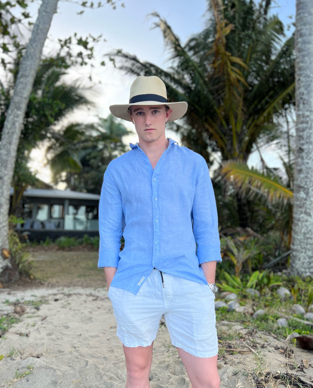 Panama Foldable Hat Unisex Large Natural