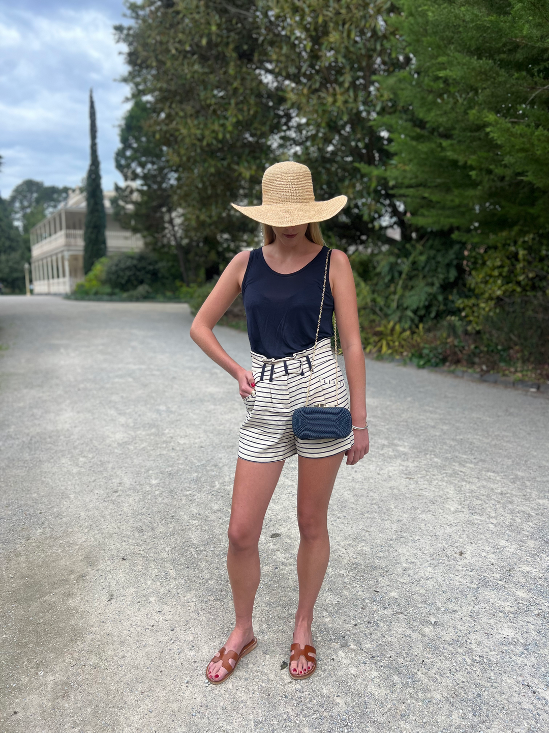 Amy Raffia  Sunhat - Natural