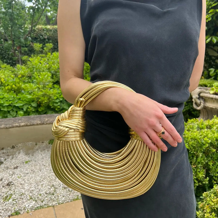 Amara Hand Bag - Gold