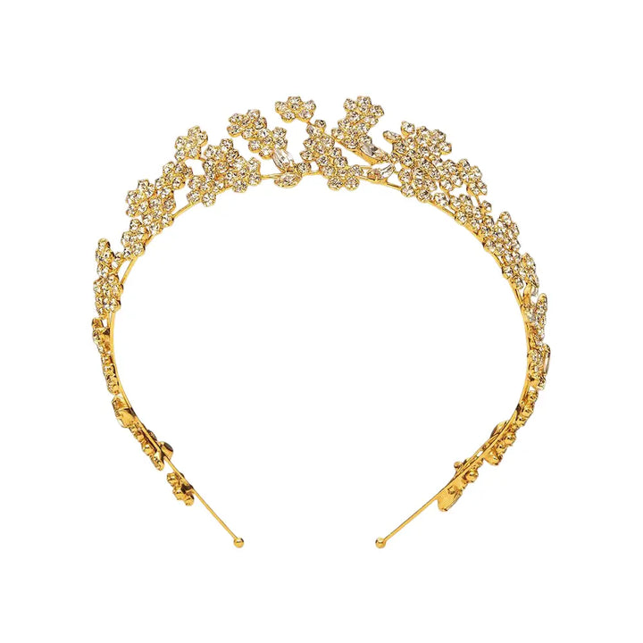 WS The Met Crystal Tiara -Gold