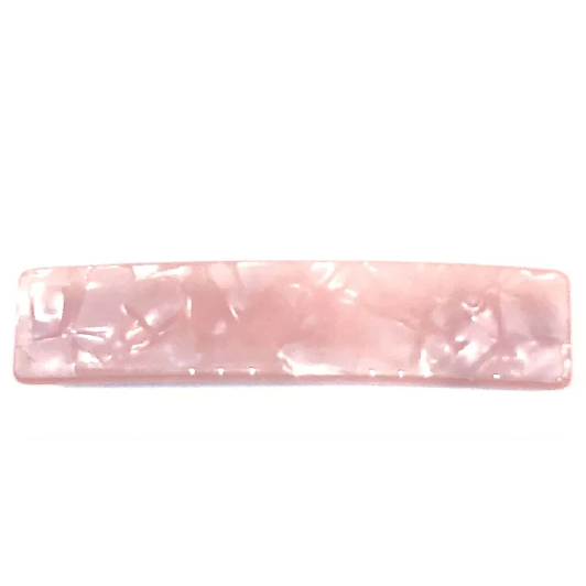WS - Acetate Barrette - Pink Pearl 728238947309