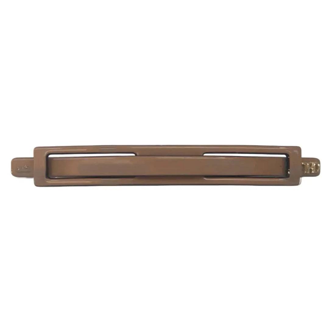 WS Linear Acetate Barrette - Tan