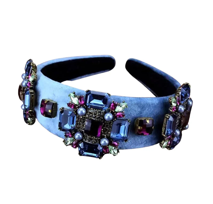 Headband Bling -Dolce Blue
