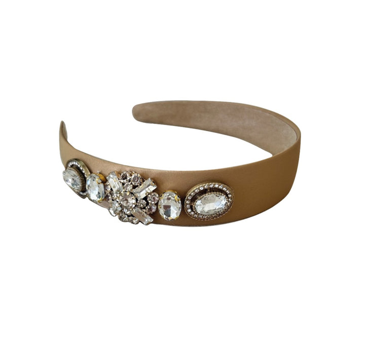 Headband Bling - Royal Champagne Tania Hird Designs
