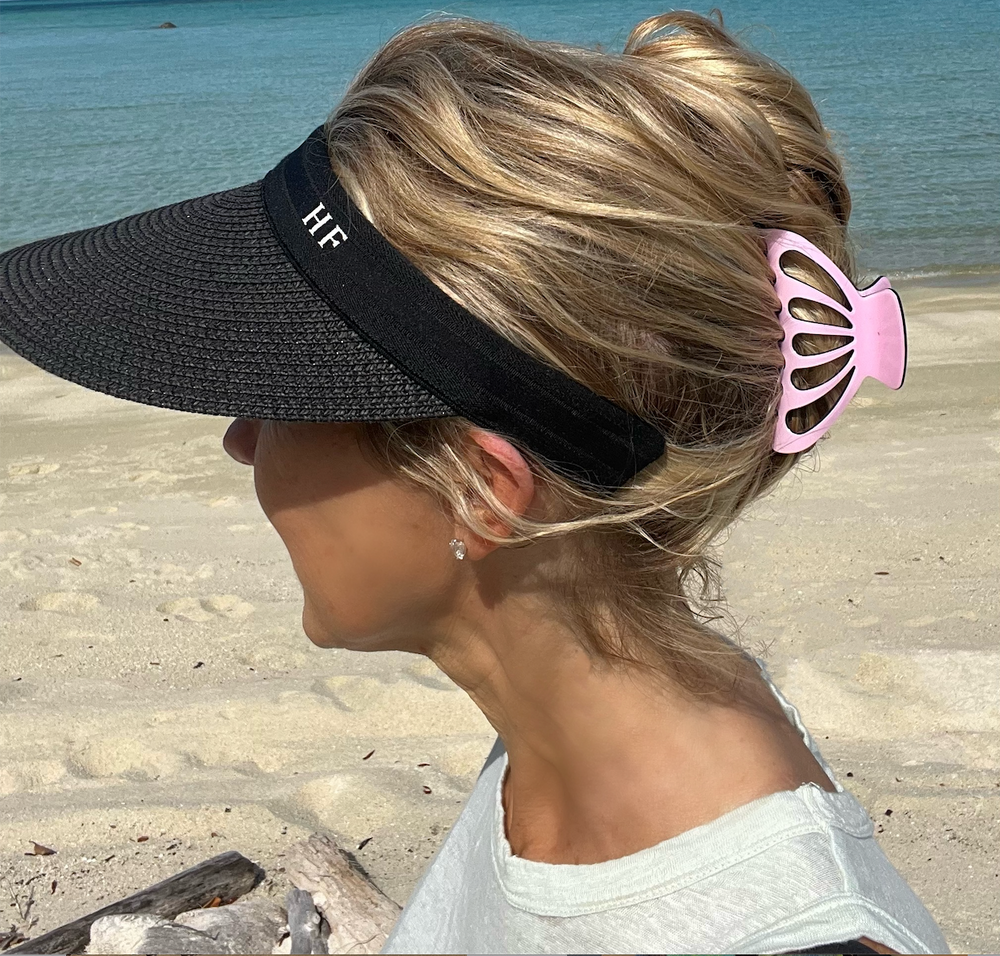 WS - Large Claw - Pirouette Pink & Black Trim 754523535548