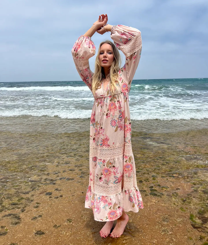 Josephine Lace Cotton Dress